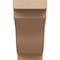 Ekena Millwork 5-inch W x 10-inch D x 10-inch H Copenhagen Rough Cedar Woodgrain TimberThane Knee Brace, Primed BRCUR05X10X10CHGRCPR - alternate 6